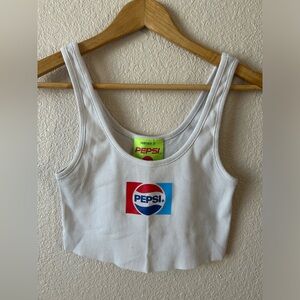 Forever 21 Pepsi Logo Crop Top